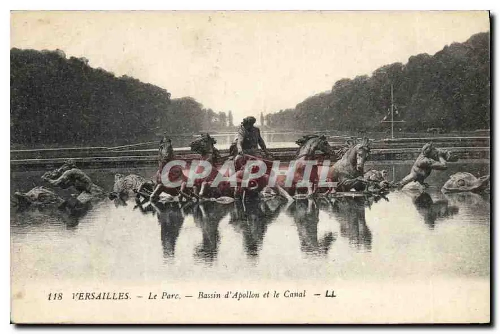 Versailles — Der Park — Bassin d'Apollon und der Kanal — LL Nr. 118 - Vorderseite