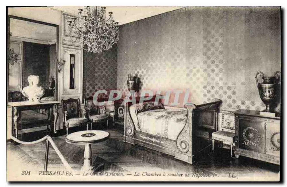 Versailles — Le Grand Trianon — Das Schlafzimmer von Napoleon I. — LL. — n° 301 - Vorderseite