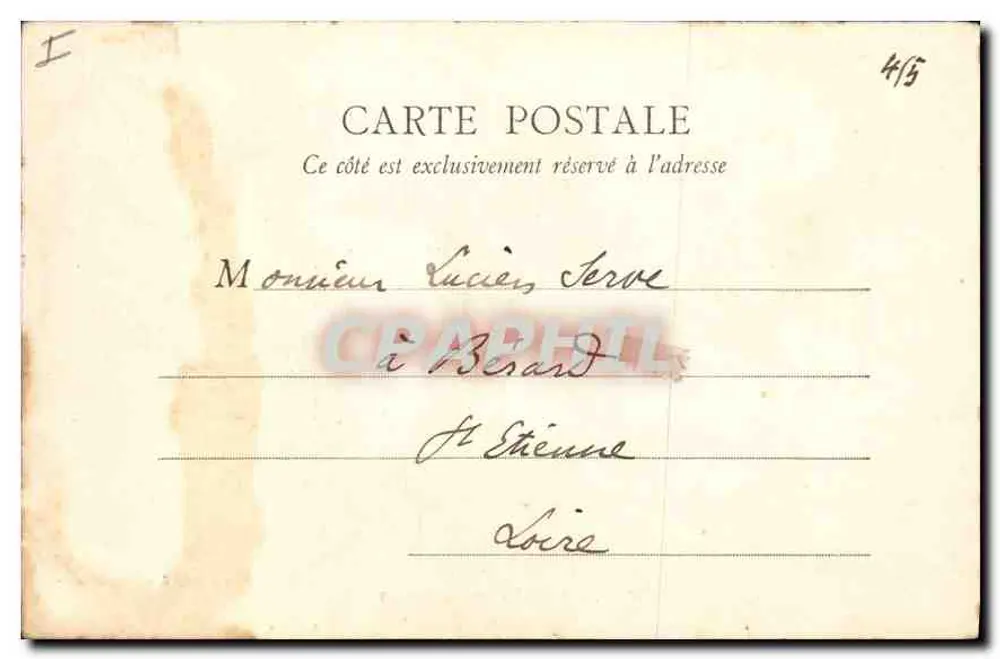 Versailles — O Bassin do Dragão — A. B. em Versailles, Chr. Geïfley - Verso