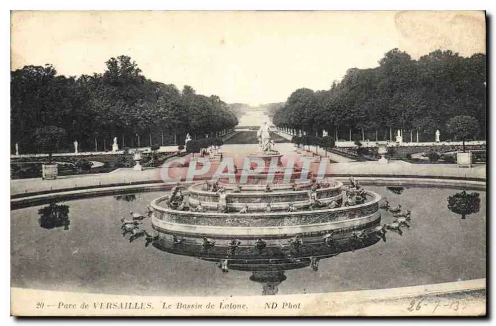 Parc de VERSAILLES — Le Bassin de Latone — ND Phot, n°20 - Recto