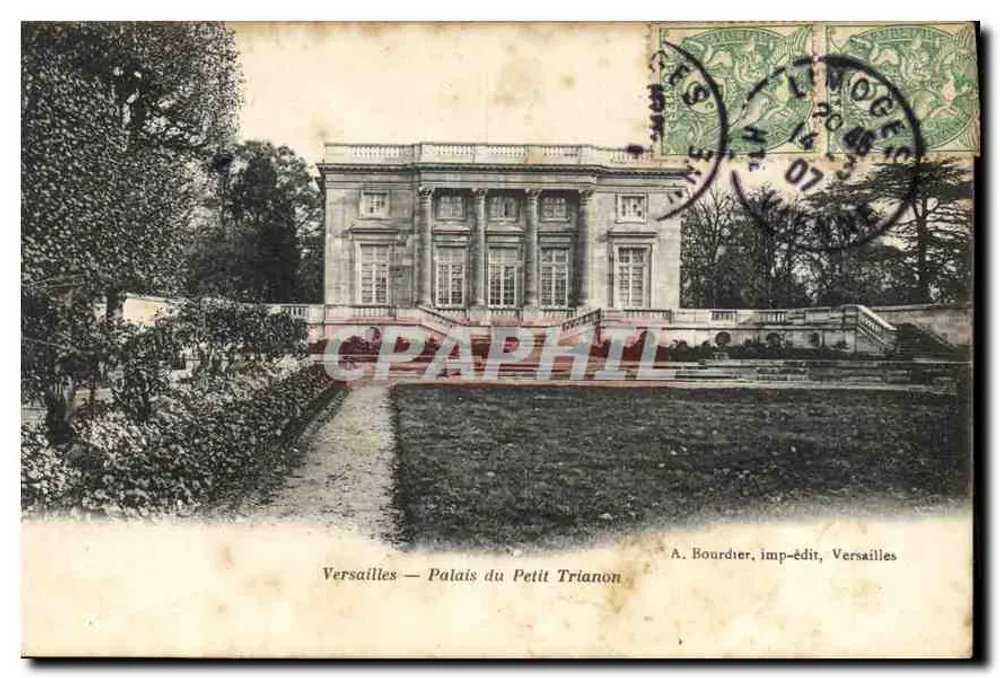 Versalhes — Palácio do Petit Trianon — A. Bourdier, imp-édit, Versalhes - Frente