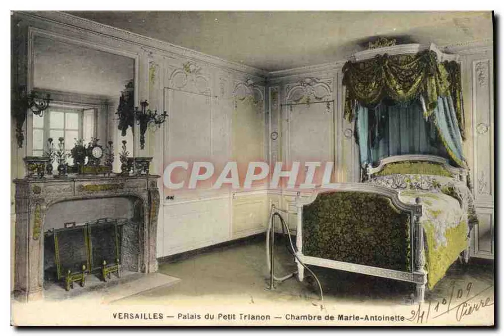 Versailles — Schloss Petit Trianon — Zimmer von Marie-Antoinette — Verleger Cirre, n° 109 - Vorderseite