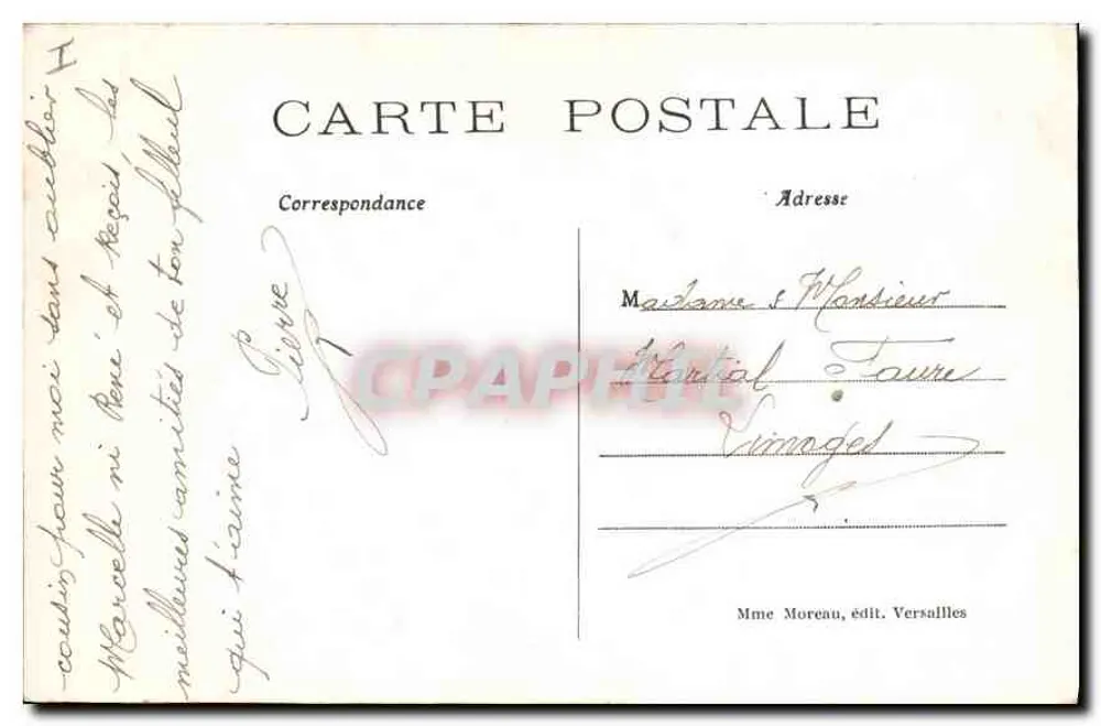 Versailles — Museu das Carroças — editora Sra. Moreau - Verso