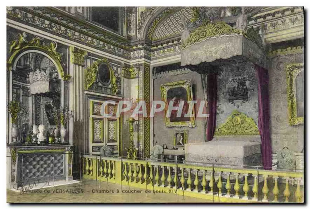 Museu de VERSAILLES — Quarto de dormir de Luís XIV - Frente