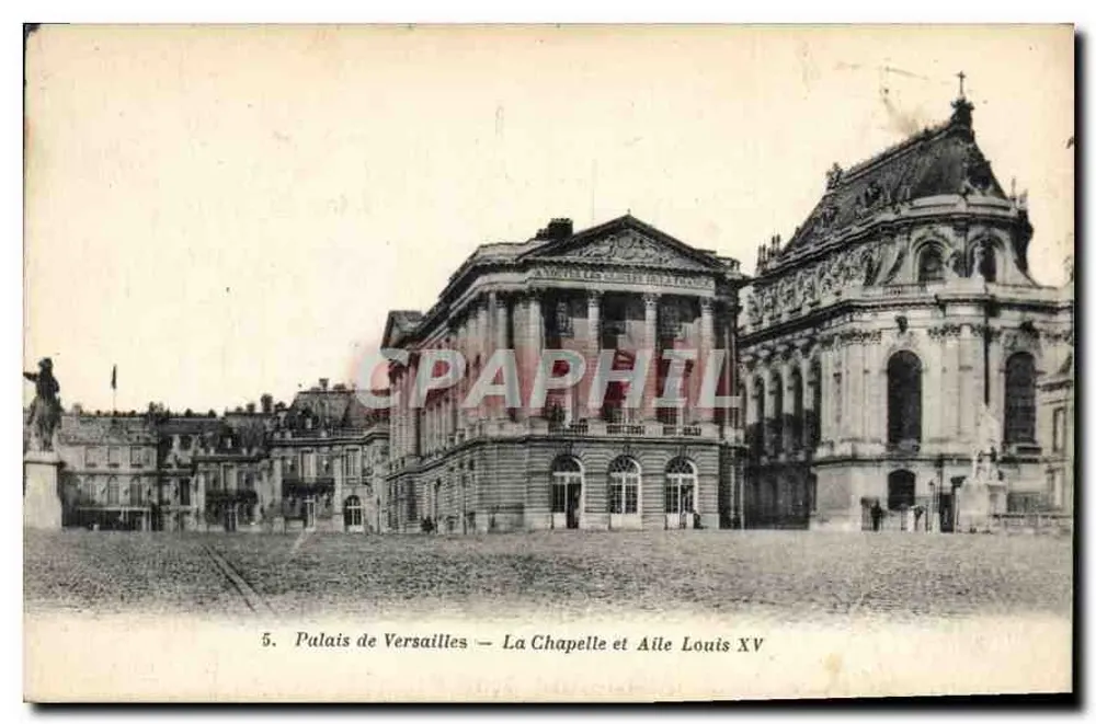 Schloss Versailles — Kapelle und Flügel Louis XV - Vorderseite