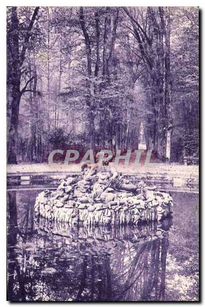 Schlosspark Versailles — Saturn-Becken von Girardon — « Winter » - Vorderseite