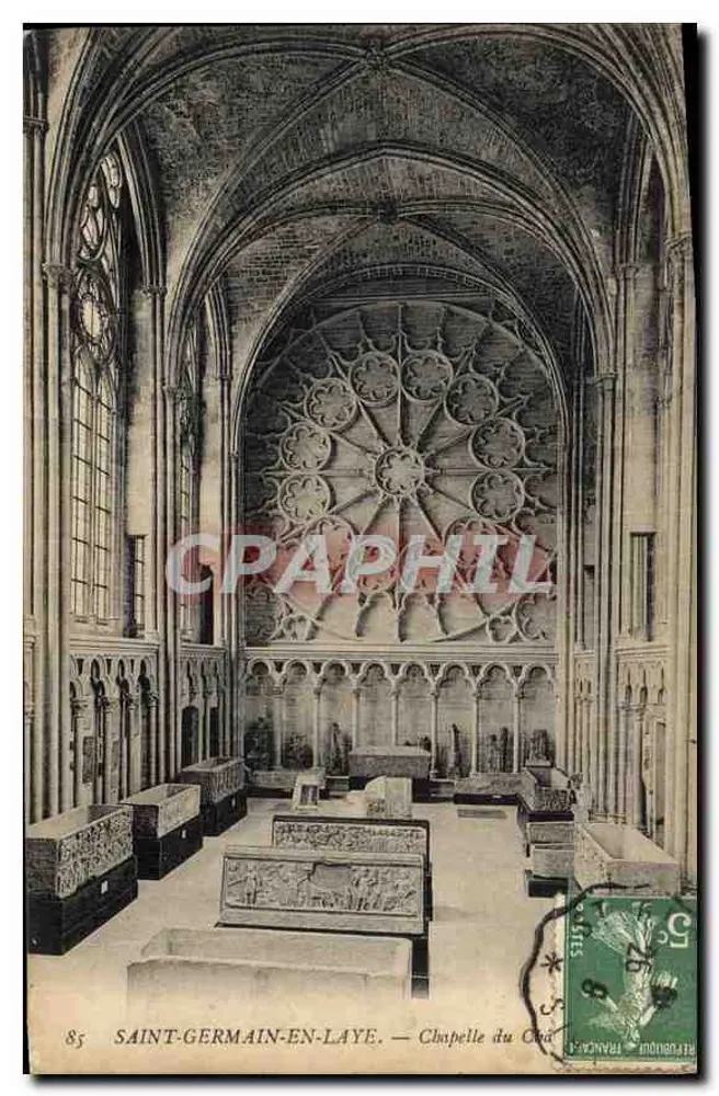 Saint-Germain-en-Laye — Capela do Castelo — editor não visível, número de série 85 - Frente