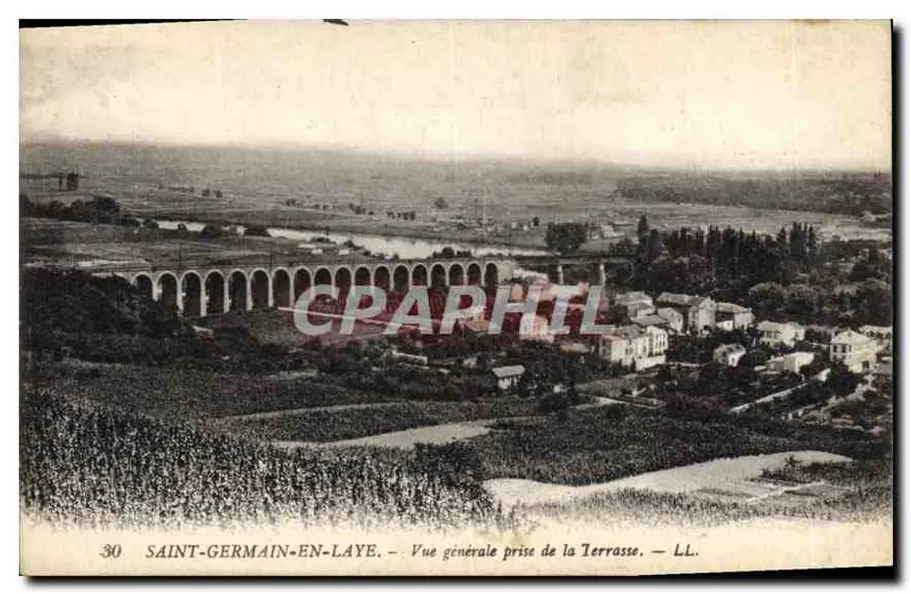 Saint-Germain-en-Laye — Allgemeiner Blick von der Terrasse — LL. - Vorderseite