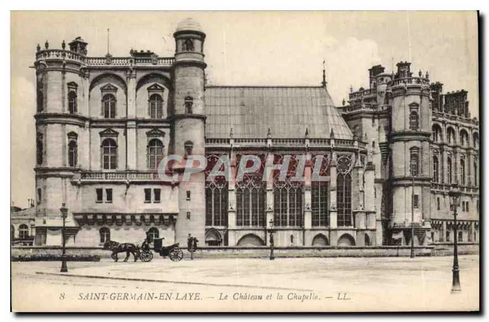 Saint-Germain-en-Laye — Schloss und Kapelle — LL. - Vorderseite