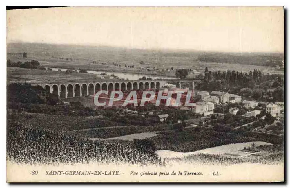 Saint-Germain-en-Laye — Allgemeiner Blick von der Terrasse — LL. - Vorderseite