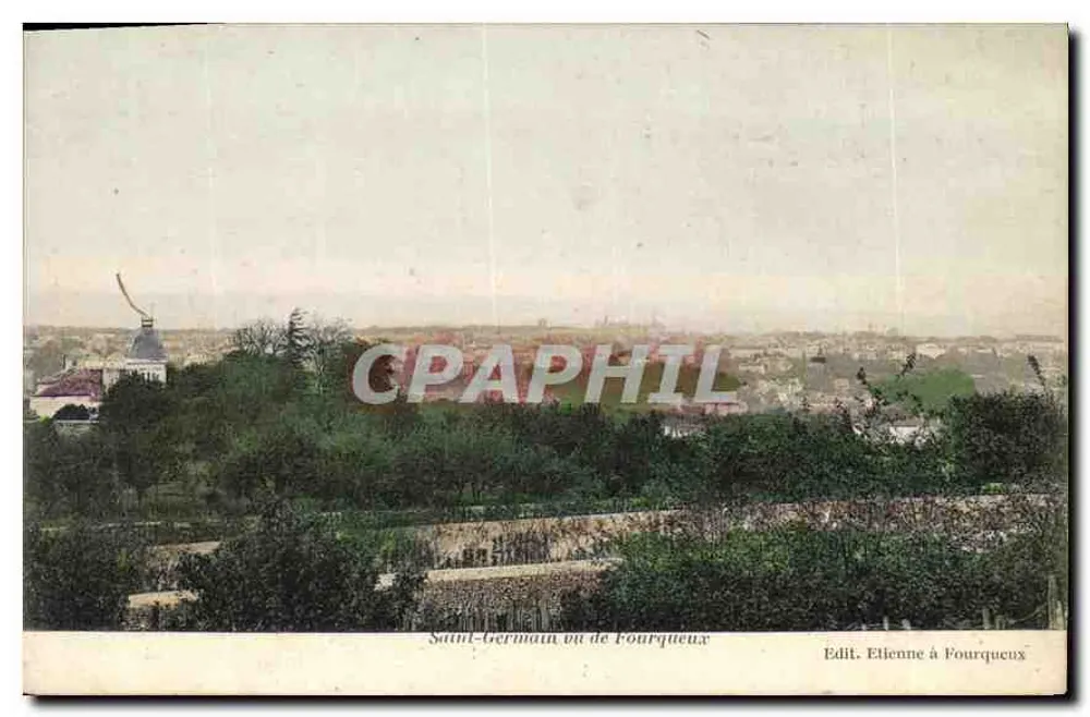 Saint-Germain-en-Laye — vista panorâmica — Edição Elienne em Pourqueux - Frente