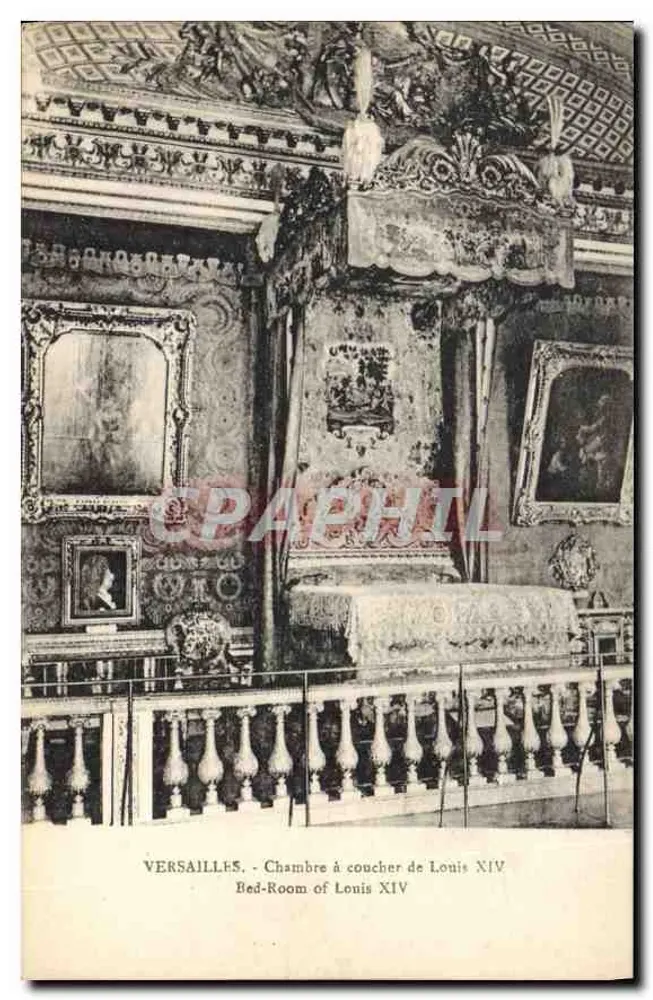 Versailles - Quarto de dormir de Luís XIV — Edição Cossé, 9, rue Celler, Versailles - Frente