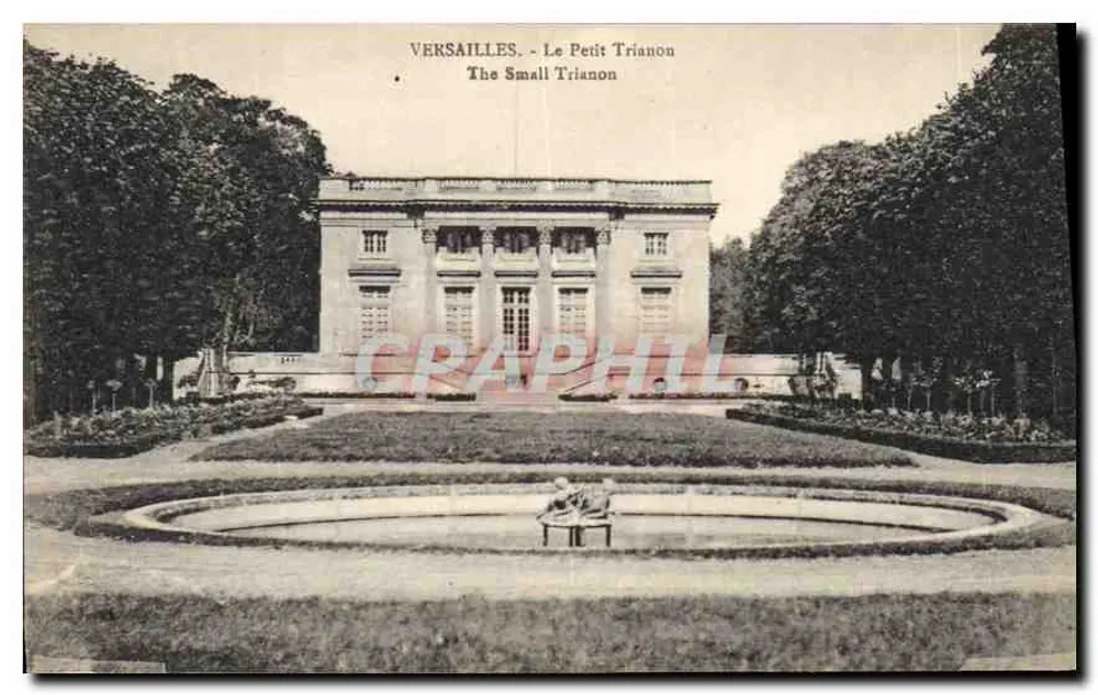 Versailles - O Petit Trianon — edição Cassin & Coibert - Frente