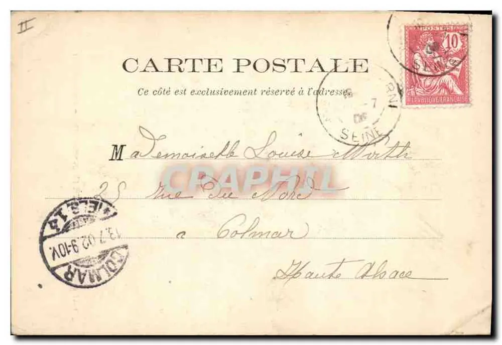 Saint-Germain-en-Laye (Seine-et-Oise) — O Castelo — Hachette e Cie, fot. - Verso