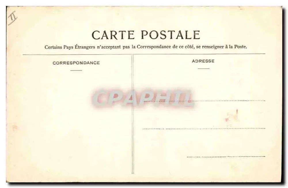 Saint-Germain-en-Laye — O Castelo — Editor B. MAISON, n°47 - Verso