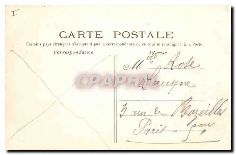 St-GERMAIN-en-LAYE — O Castelo (m.) — F.A. 6269 - Verso