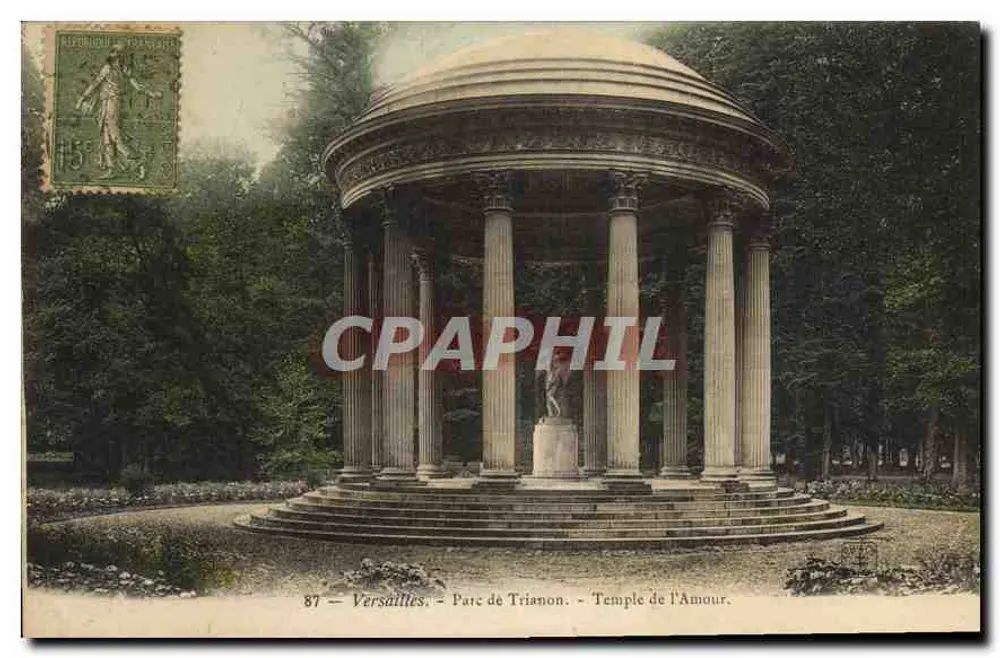 Versailles - Parque de Trianon - Templo do Amor - Frente