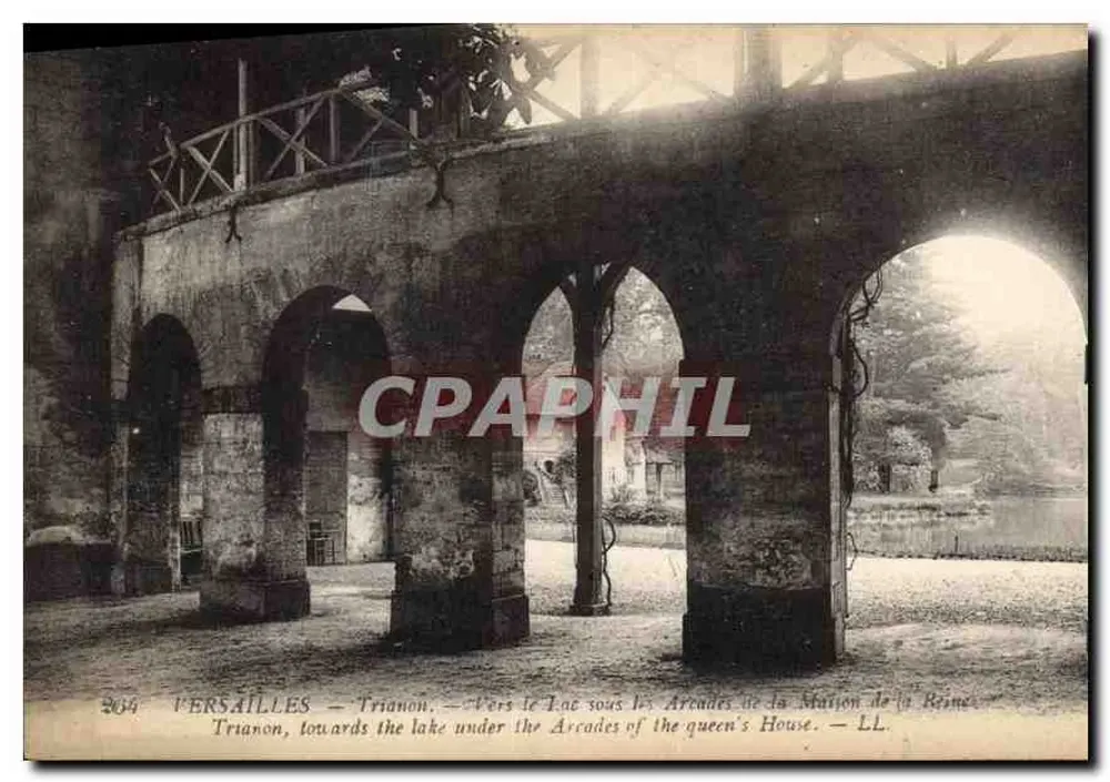 Versailles — Trianon — Zum See unter den Arcaden der Königinshaus — LL - Vorderseite
