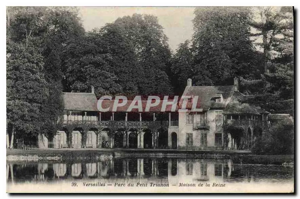 Versailles — Park des Petit Trianon — Königinnenhaus — Héliotypie Bourdier et Faucheux - Vorderseite