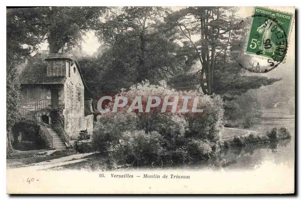 Versailles – Moinho de Trianon — Editor não identificado, n° de série 95 - Frente