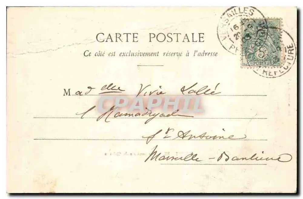 Versailles — Visão geral do Castelo — editor VERSAILLES - Verso