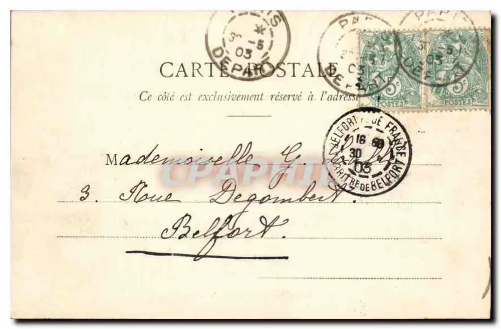 Parque de Versailles — Bassin de Latone — Fototipia A. Bergeret et Cie, Nacy, Muse Moreau, edit. - Verso