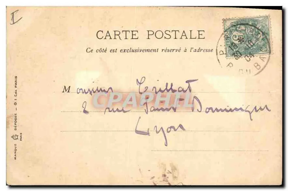 Versailles - Petit Crianon - A Moinha — editor anônimo, n° 17 - Verso