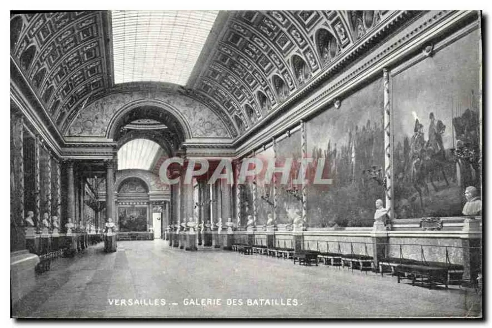 Versailles — Galeria das Batalhas — Editor não identificado, número de série não visível - Frente