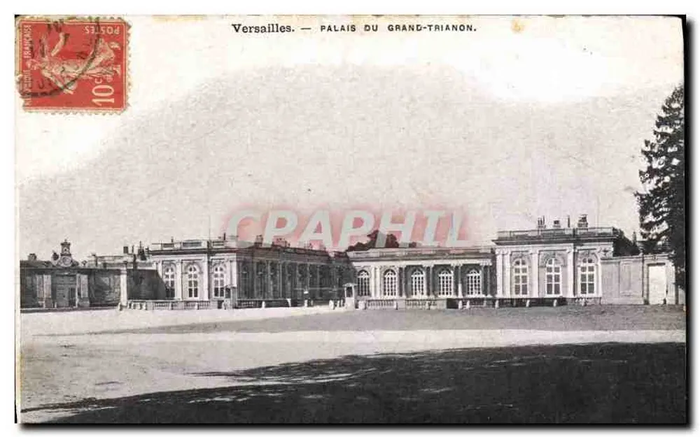 Versailles — Palácio do Grande Trianon — Editor não identificado, número de série não visível - Frente