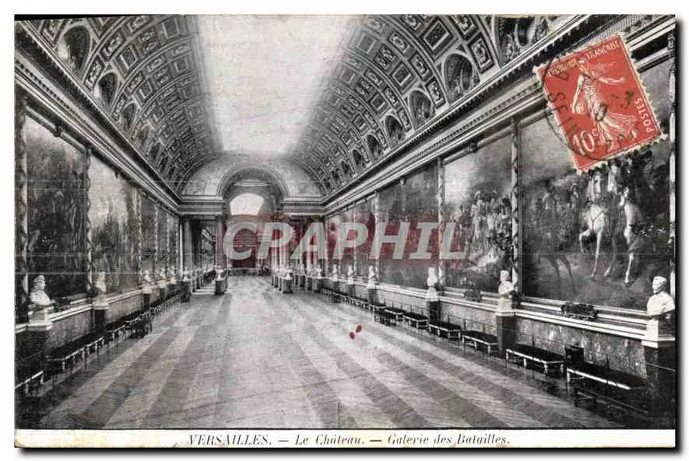 Versailles — Das Schloss — Galerie der Schlachten — Verleger : - Vorderseite