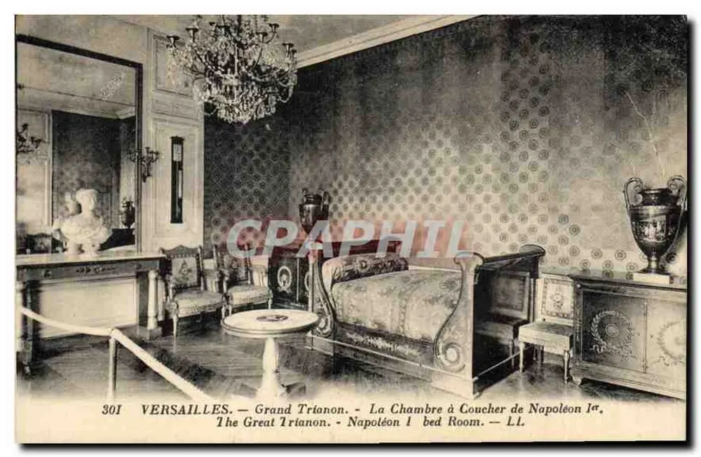 Versailles — Grand Trianon — Das Schlafzimmer von Napoleon I — LL - Vorderseite