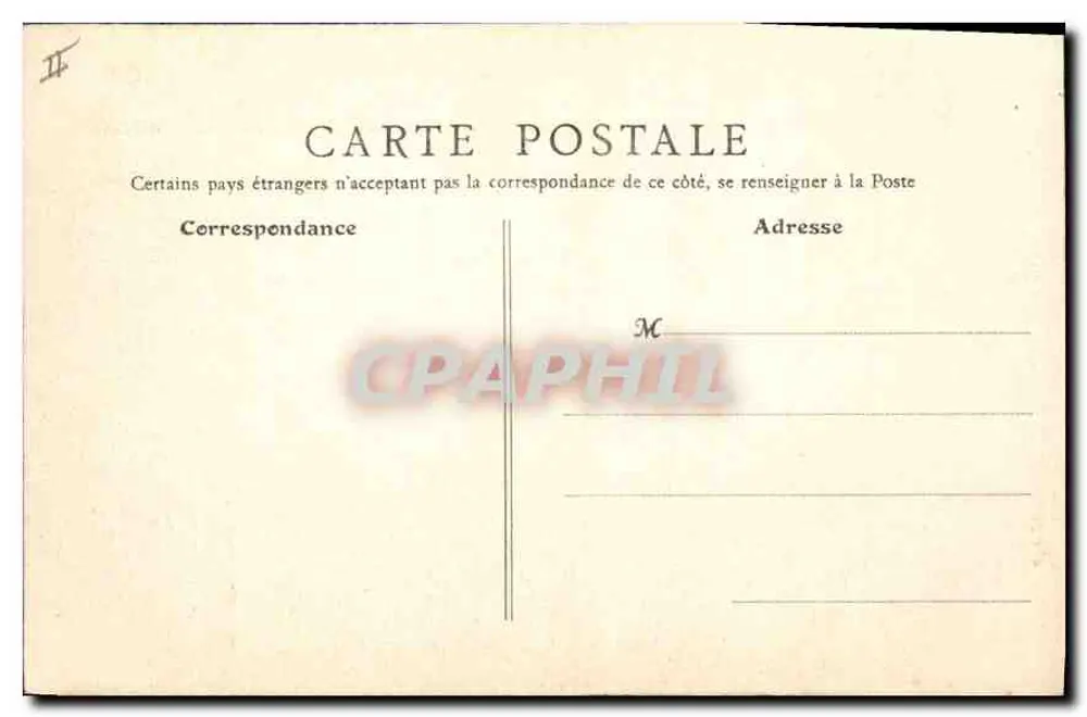 Lyon - Parc de la Tête d'Or - Unterholz — B.F., Paris, n°411 - Rückseite