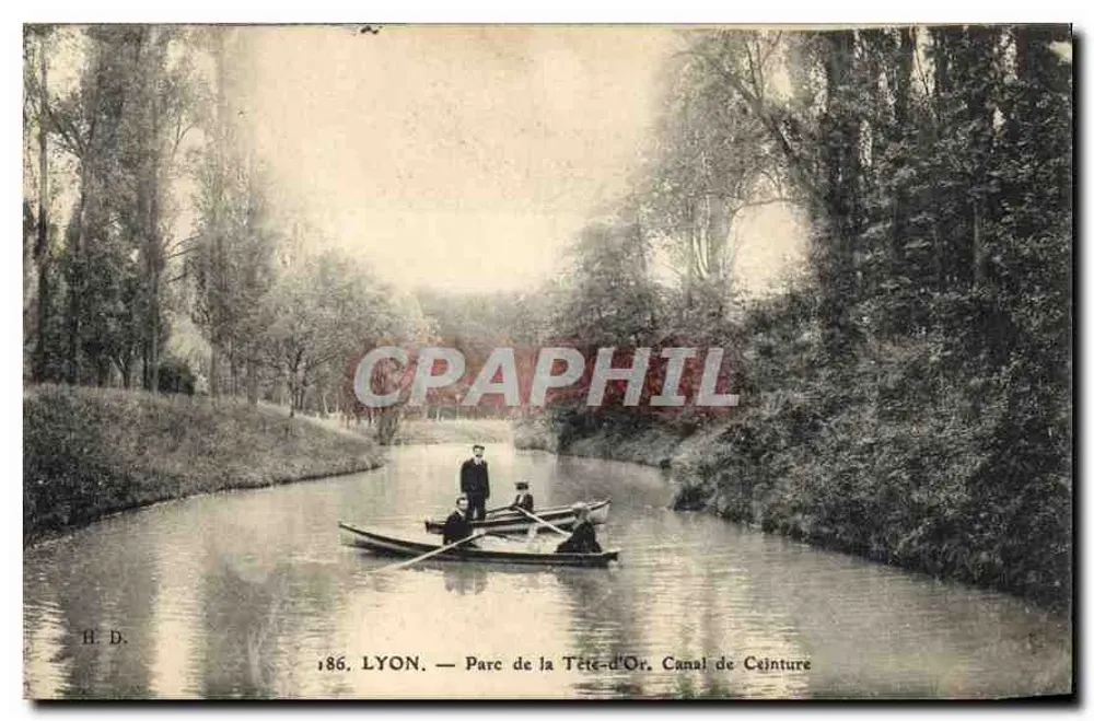 LYON — Parc de la Tête-d'Or, Canal de Ceynture — H. D. - Vorderseite