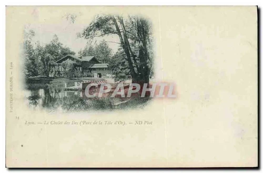 Lyon — Ansicht des Châlet des Îles (Parc de la Tête d'Or) — Lapastiere Duband — Lyon - Vorderseite
