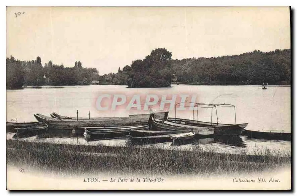 LYON — O Parque da Tête-d'Or — Coleções ND. Fot. - Frente