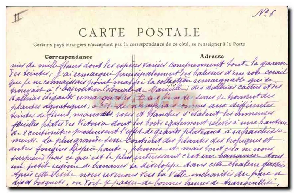 Lyon - Parc de la Tête d'Or - Der Schwanenbereich — R. E. Paris, n° 488 - Rückseite
