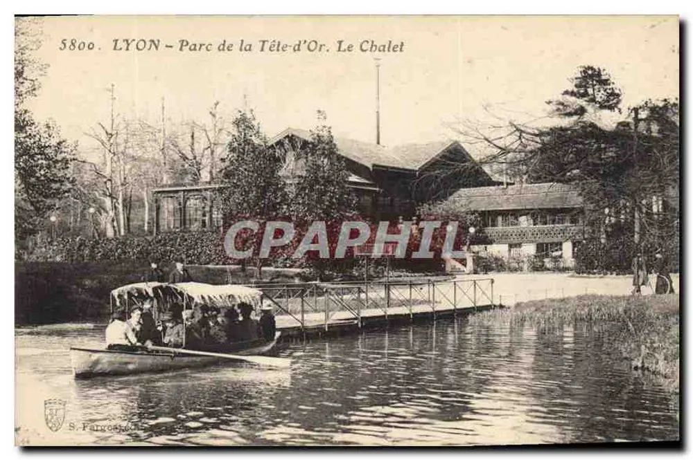 LYON - Parc de la Tête-d'Or. Das Chalet - Vorderseite