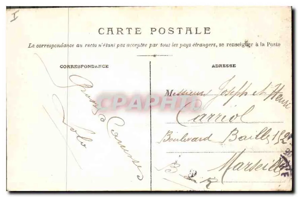 LYON — Parc de la Tête-d'Or. Refectoire der Schwäne — H. D. - Rückseite