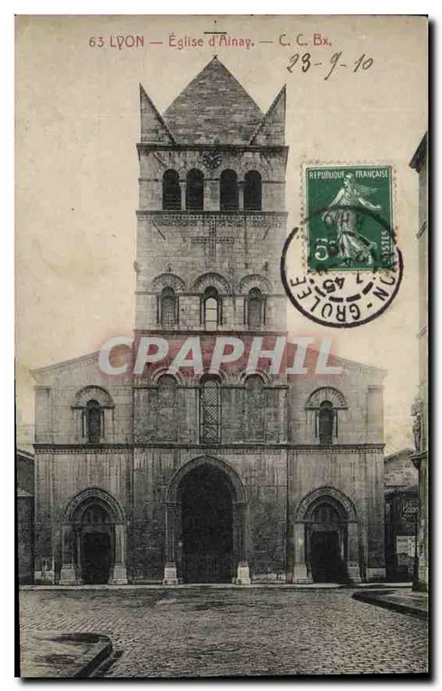 Igreja de Ainay — Lyon — C. C. Bx. n°63 - Frente