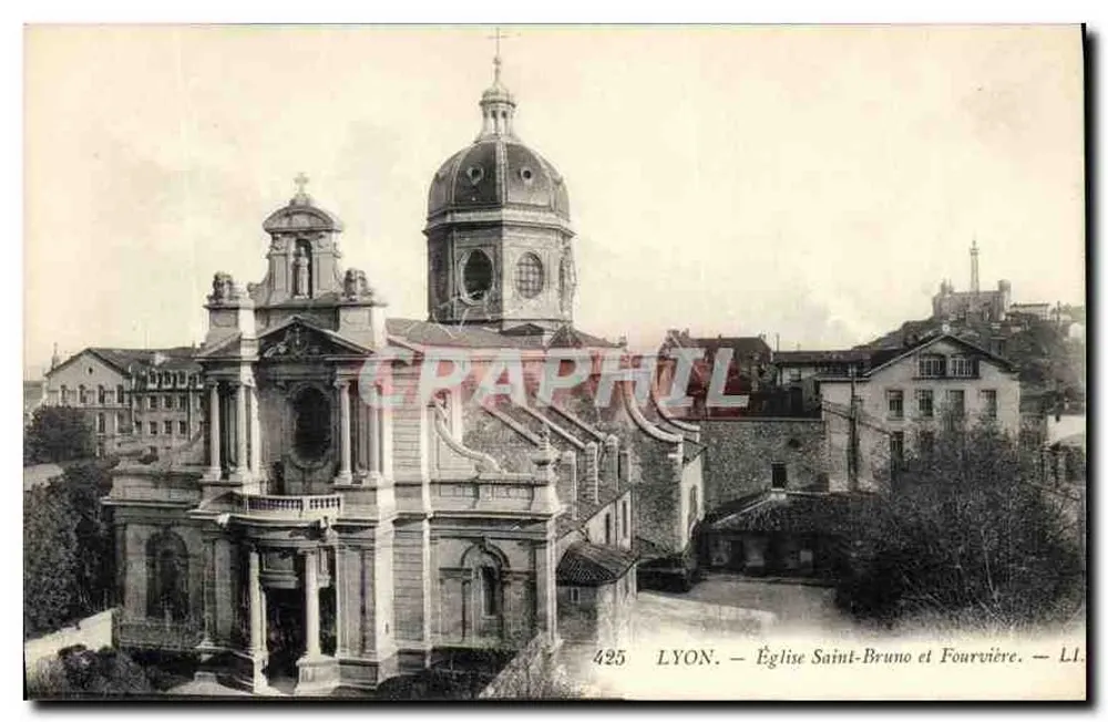 LYON — Igreja de Saint-Bruno e Fourvière — Graphil, n° 425 - Frente