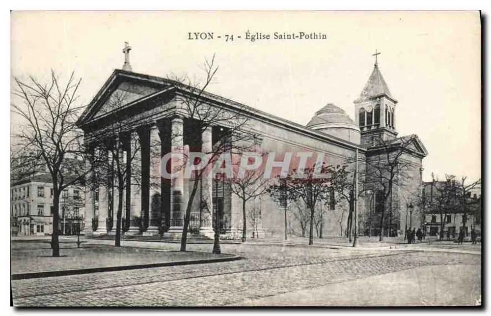 Lyon - 74 - Igreja de São Pothin - Frente