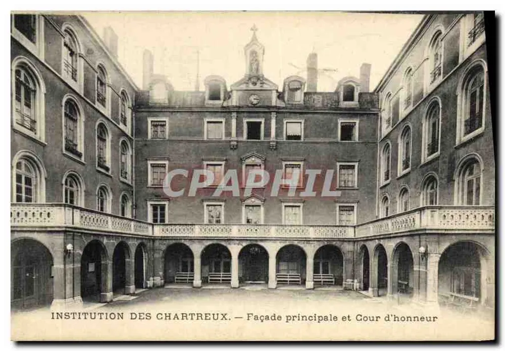 Institution der Chartreux — Hauptfassade und Ehrenhof - Vorderseite