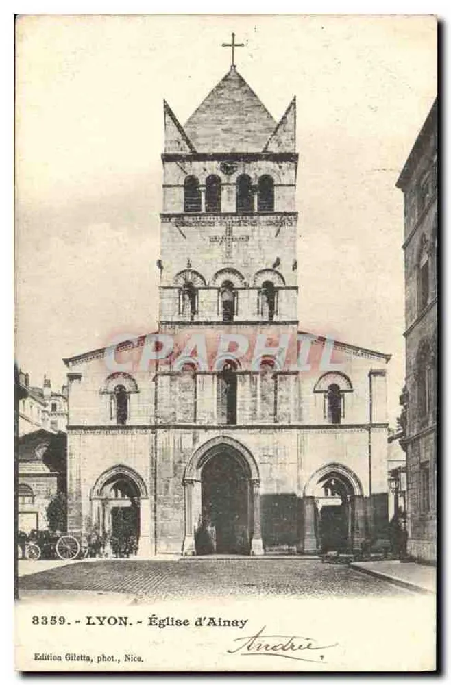 Igreja de Ainay — Lyon — Edição Giletta, fot. Nieu - Frente