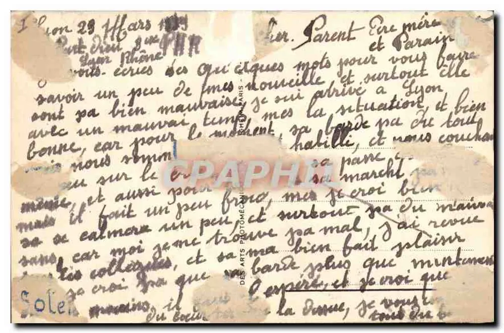 Lyon — A Basílica de Nossa Senhora de Fourvière — Editor: Des Arts Protoméani - Verso