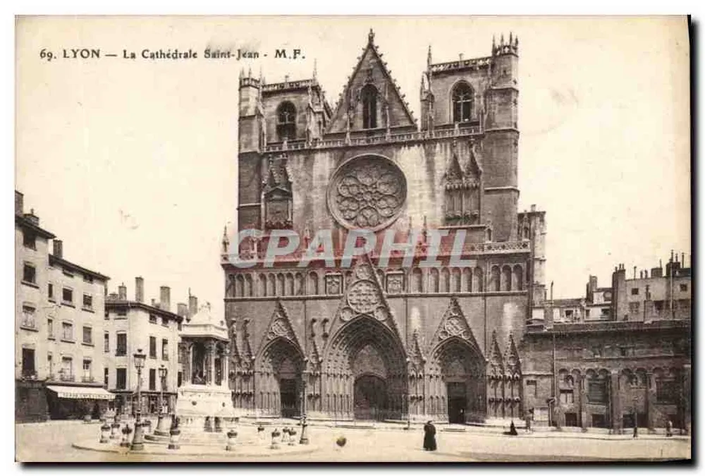 LYON — A Catedral de São João — M.F. n°69 - Frente