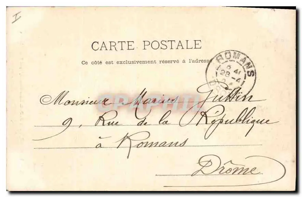 Lyon — Kirche der Jungfrau von Saint-Vincent, Quai Saint-Vincent — Verlag C. Duit, Nr. 92 - Rückseite