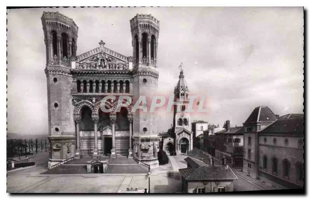 Basílica Nossa Senhora de Fourvière — Lyon — Edições J. Cellard, n° 36029 - Frente