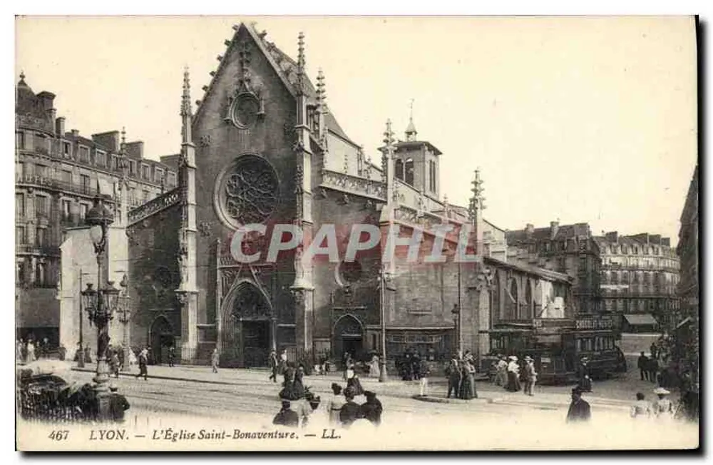 Lyon — A Igreja de São Bonaventura — LL. n° 467 - Frente