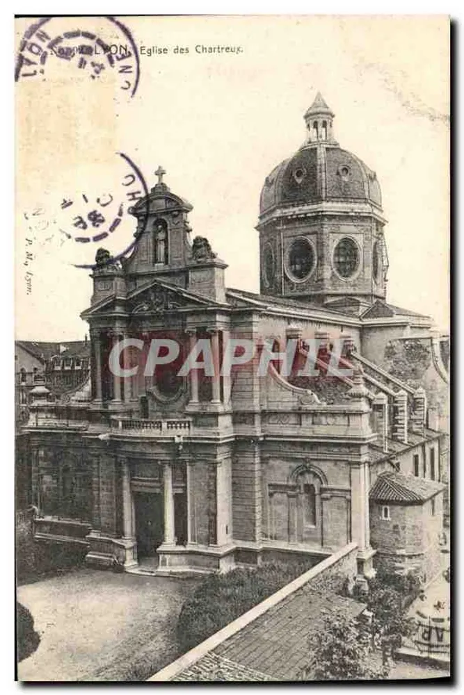 Igreja dos Cartuxos — Lyon — editor anônimo, número de série não visível - Frente