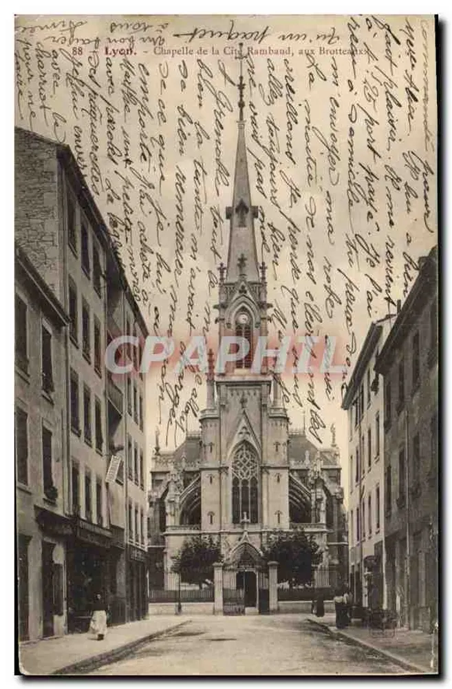 Lyon - Kapelle der Cité Ramband, aux Brotteaux — Verleger Drucker nicht sichtbar, Seriennummer 88 - Vorderseite